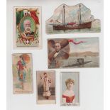 Cigarette cards, USA, a collection of 6 early type cards, Finzer Inventors & Inventions (Ericsson,