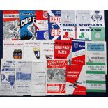 Football programmes, Scottish selection, 17 programmes inc. Scotland home internationals v N.