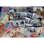 Bull Fighting, a selection of tickets and b/w photographs from the 1940s and 50s all relating to