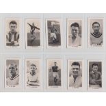 Cigarette cards, Sinclair, 3 Football sets, English & Scottish Football Stars (50 cards), Well Known