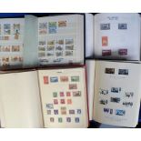 Stamps, Collections of Channel Islands, Ceylon, GB and world stamps in 6 albums