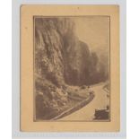 Cigarette card, R&E Boyd, Places of Interest, 'M' size, type card, no 8 Cheddar Gorge (gd) (1)