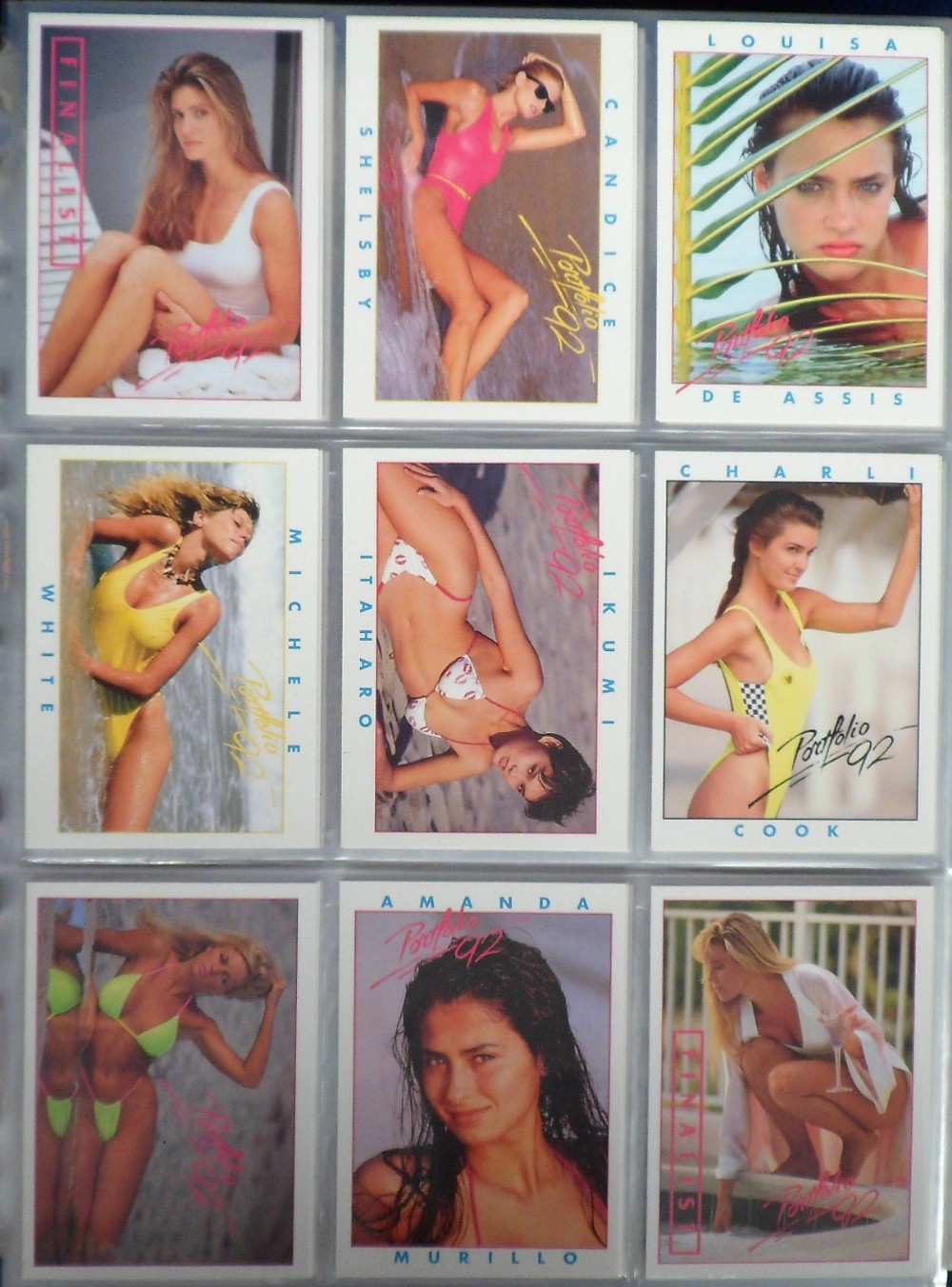 Glamour, an album containing a selection of modern glamour trade card sets inc. Adult issues, also