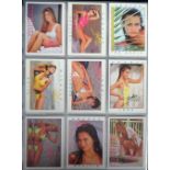 Glamour, an album containing a selection of modern glamour trade card sets inc. Adult issues, also