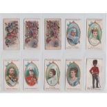 Cigarette cards, Faulkner's, Our Gallant Grenadiers, 11 cards, 10 with ITC Clause, 1 with (only