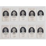Cigarette cards, Taddy, Prominent Footballers, Fulham, 19 cards (No footnote, 12) F Bevan, A