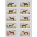 Cigarette cards, Player's, Famous Irish-Bred Horses, (set, 50 cards) (vg)