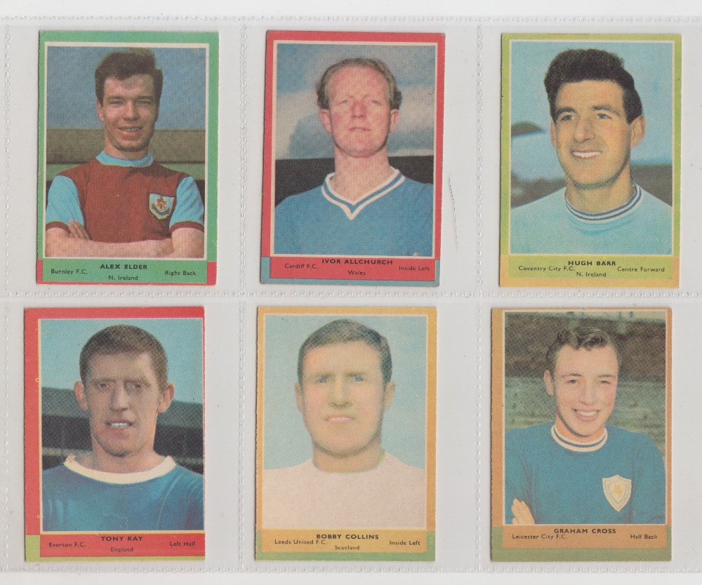 Trade cards, A&BC Gum, Footballers, (Quiz 104-149) 'X' size (set, 46 cards) (mostly gd, checklist