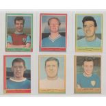 Trade cards, A&BC Gum, Footballers, (Quiz 104-149) 'X' size (set, 46 cards) (mostly gd, checklist