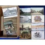 Tony Warr Collection, Postcards, a mixed vintage selection of 600+ cards, the majority being printed