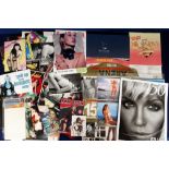 Glamour, quantity of modern advertising cards, bookmarks, postcards and promotional items for