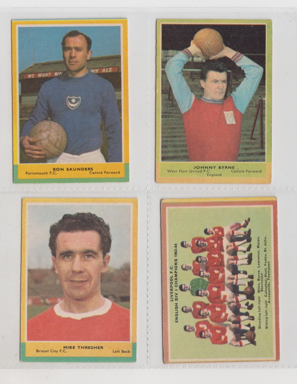 Trade cards, A&BC Gum, Footballers, (Quiz 104-149) 'X' size (set, 46 cards) (mostly gd, checklist - Image 9 of 10