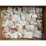 Cigarette cards, a vast accumulation (1,000's) of cards, standard & 'L' size, many different