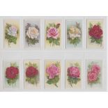 Cigarette cards, Wills (Purple Mountain), Roses (Without Wills on front) (set, 25 cards) (gd)