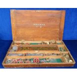 Meccano, 2 vintage wooden cased sets (5 and 5a) not complete together with a large quantity of other