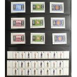 Stamps, Collection of Guernsey stamps, booklets and booklet panes housed in a quality black