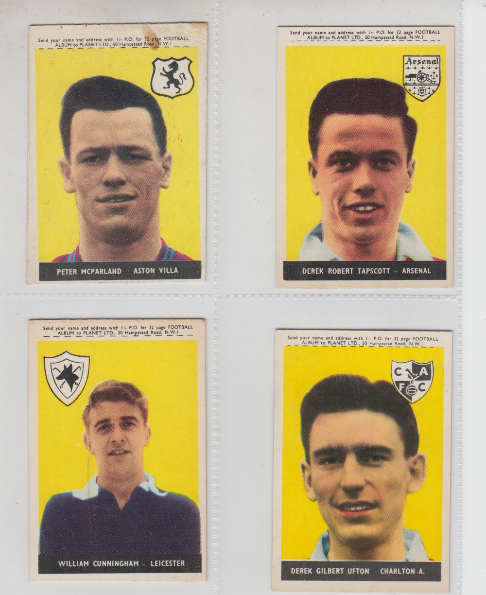 Trade cards, A&BC Gum, Footballers, (Planet, 1-46) 'X' size (set, 46 cards) (gd) - Image 9 of 24