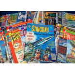 Comics, a selection of Thunderbirds, Stingray, Captain Scarlet, Batman, Transformers etc. comics
