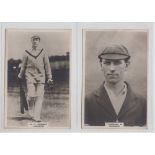 Cigarette cards, Phillips, Cricketers, Premium Issue, PF, Lancashire, four cards, nos 79c, 80c,