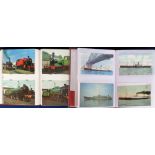 Postcards, a mixed age Shipping collection of approx. 200 cards the majority artist illustrated