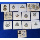 Military Badges, 24 badges to include Royal Scots Fusiliers, Seaforth Highlanders, The East