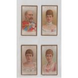 Cigarette cards, Taddy, Royalty Series, 4 cards nos 1, 2, 9 & 15 (edge knocks, o/w fair/gd) (4)