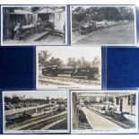 Postcards, Rail, a small RP selection of 5 cards of the Surrey Border and Camberley Miniature