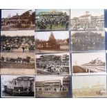 Postcards, Berks, a selection of 29 cards of Ascot Racecourse inc. RP's of King & Queen arrival, Old