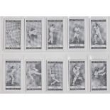 Cigarette cards, Cope's, Lawn Tennis Strokes (set, 25 cards) (gd)