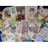 Trade cards, Advertising, 35+ UK and foreign advertising cards and inserts relating to hair,