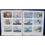 Trade cards, Holland, Nederlandsche Plantenboter, Ships of All Times, special album containing a