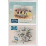Cigarette cards, USA, Mayo, 2 non-insert advertising cards both for 'Eglantine and Ivy', one with