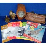 Militaria, 3 items of trench art (lighter/ashtray, Middlesex Regt. ashtray and bottle), a