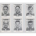 Trade cards, News Chronicle, Rugby Football Players, Barrow (set, 13 cards) (vg)