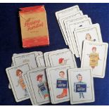 Cigarette cards, Wills, Happy Families, 'X' size (set, 32 cards) in original packet of issue (packet