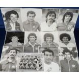 Football press photographs, El Salvador, approx. 350 b/w photos, 1980's, all showing teamgroups,