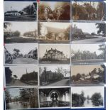 Postcards, Berks, a comprehensive collection of 47 cards of Arborfield with RP's of Aldershot Rd,