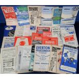 Football programmes, a selection of approx. 30, 1950's, programmes inc. Leicester v Everton 52/53,