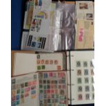 Stamps, Collection of early first day covers and postal history together with a 1953 Coronation