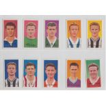 Trade cards, Barratt's, Famous Footballers, A8 (set, 50 cards) (gd/vg)