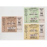 World Cup 1966, Match Tickets, 3 unused tickets all for matches at Hillsborough, West Germany v
