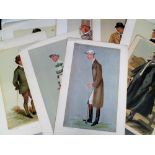 Vanity Fair Magazine Prints, Horse racing, 30 large supplement prints dating between 1869 and