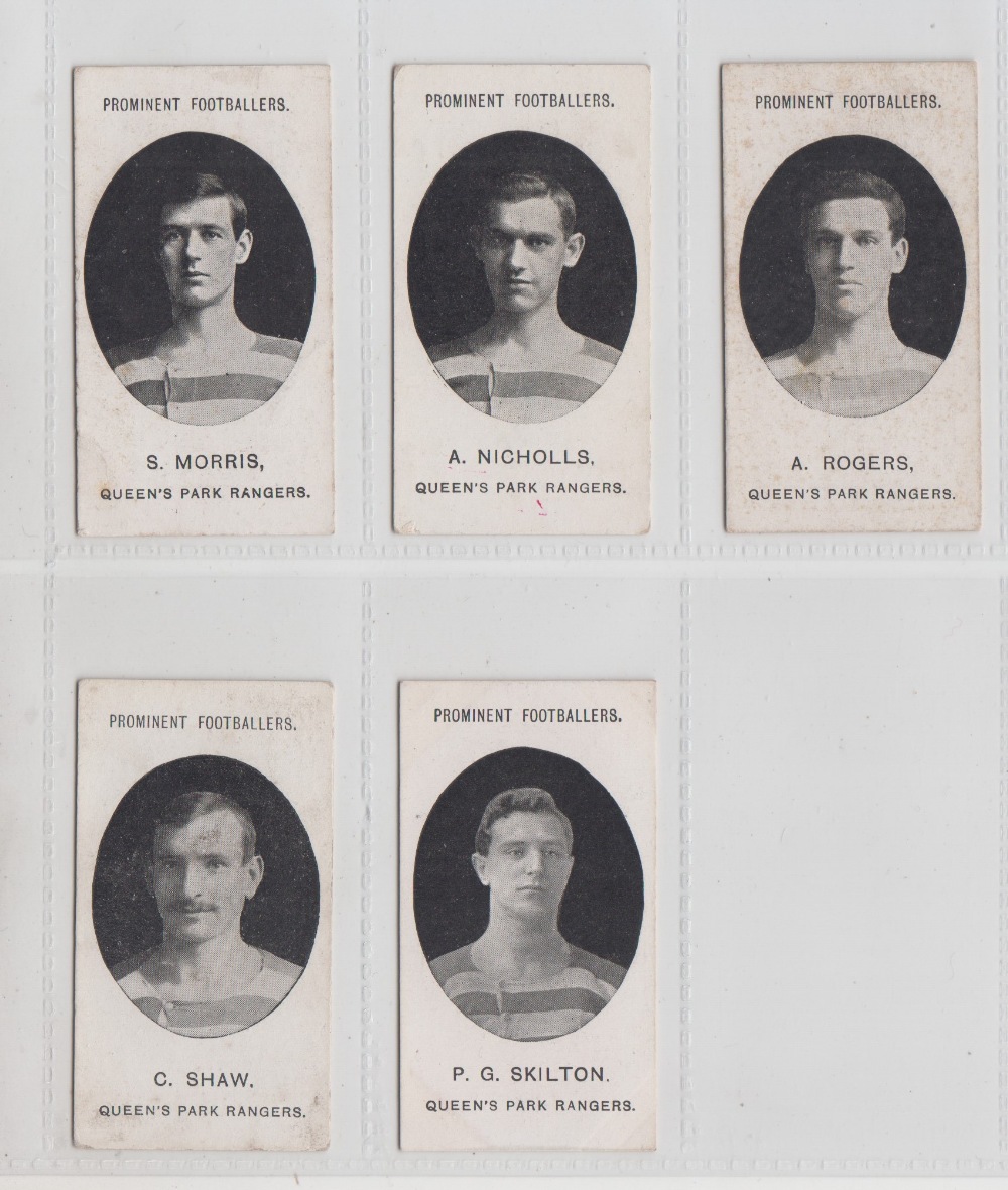 Cigarette cards, Taddy Prominent Footballers (With footnote), QPR, 15 cards, W Barnes, F Cannon, S - Image 3 of 4