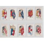 Cigarette cards, Ogden's, Flags & Funnels of Leading Steamship Lines (set, 50 cards) (gd/vg)