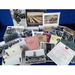 Militaria, a selection of photographs, booklets, cards and manuals dating from 1910 to 1950 to