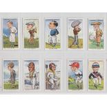 Cigarette cards, Churchman's, Sporting Celebrities (set, 50 cards) (mostly gd/vg)