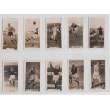 Cigarette cards, Pattreiouex, Footballers in Action (set, 78 cards) (a few with age-toning to backs,