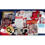 Football, Southampton FC, a comprehensive collection of memorabilia, mostly 1970's onwards including