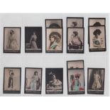 Cigarette cards, Ogden's, Guinea Gold, Actresses, base D, Nos 549/598 (50/51, missing 588), sold