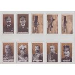 Cigarette cards, Cohen, Weenen, War Series (1-50) (set, 50 cards) (mostly gd)